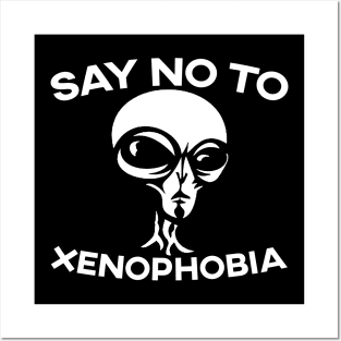 Say No to Xenophobia Posters and Art